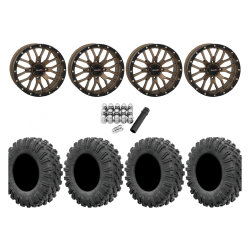 EFX Motoravage 32x10-18 Tires on ST-3 Bronze Wheels