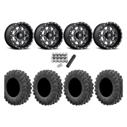 EFX Motoravage 27x10-14 Tires on Fuel Maverick Wheels EFX Motoravage 27x10-14 Tires on Fuel Maverick Wheels