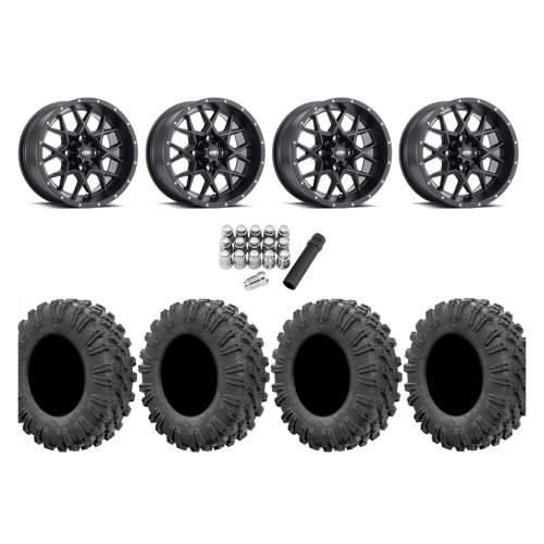 EFX Motoravage 27x10-14 Tires on ITP Hurricane Wheels