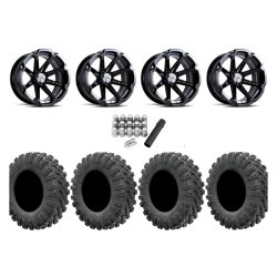 EFX Motoravage 27x10-14 Tires on MSA M12 Diesel Wheels EFX Motoravage 27x10-14 Tires on MSA M12 Diesel Wheels