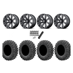 EFX Motoravage 27x10-14 Tires on MSA M20 Kore Wheels EFX Motoravage 27x10-14 Tires on MSA M20 Kore Wheels