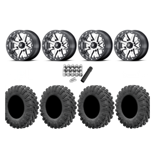 EFX Motoravage 30x10-14 Tires on MSA M21 Lok Beadlock Wheels