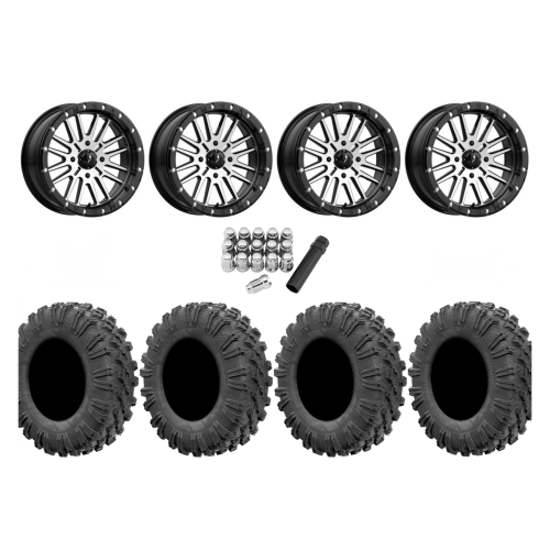 EFX Motoravage 28x10-14 Tires on MSA M37 Brute Beadlock Wheels