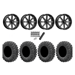 EFX Motoravage 27x10-14 Tires on MSA M41 Boxer Wheels EFX Motoravage 27x10-14 Tires on MSA M41 Boxer Wheels