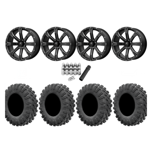 EFX Motoravage 32x10-18 Tires on MSA M42 Bounty Wheels