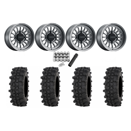 Frontline ACP 28x10-14 Tires on Method 411 Gloss Titanium Wheels Frontline ACP 28x10-14 Tires on Method 411 Gloss Titanium Wheels