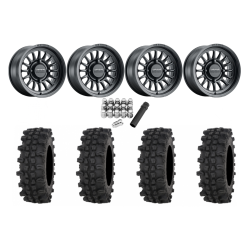 Frontline ACP 28x10-14 Tires on Method 411 Matte Black Wheels