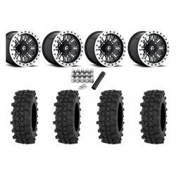 Frontline ACP 32x10-15 Tires on Fuel Hardline Gloss Black Milled Beadlock Wheels Frontline ACP 32x10-15 Tires on Fuel Hardline Gloss Black Milled Beadlock Wheels