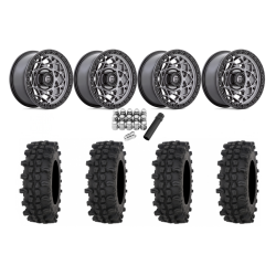 Frontline ACP 32x10-15 Tires on Fuel Unit Matte Anthracite Wheels Frontline ACP 32x10-15 Tires on Fuel Unit Matte Anthracite Wheels