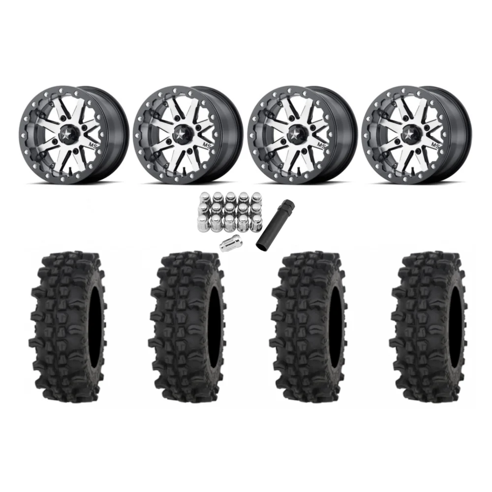 Frontline ACP 30x10-14 Tires on MSA M21 Lok Beadlock Wheels, complete kit