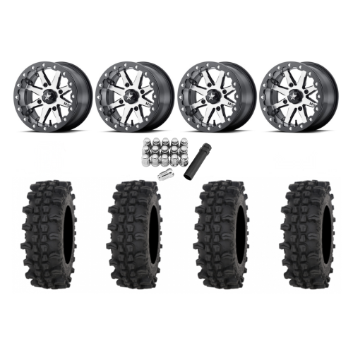 Frontline ACP 28x10-14 Tires on MSA M21 Lok Beadlock Wheels