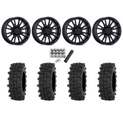 Frontline ACP 28x10-14 Tires on MSA M51 Thunderlips Matte Black Wheels