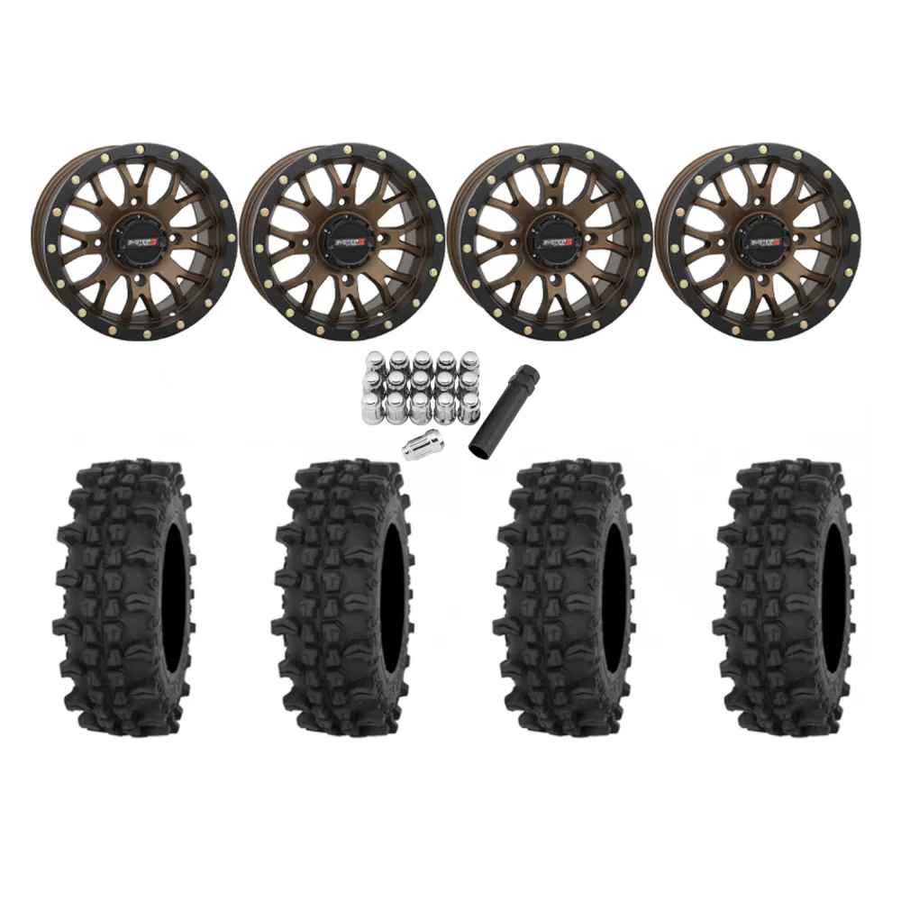 Frontline ACP 30x10-14 Tires on ST-3 Bronze Wheels, complete kit