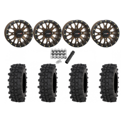 Frontline ACP 28x10-14 Tires on ST-3 Bronze Wheels