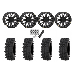 Frontline ACP 28x10-14 Tires on ST-3 Matte Black Wheels