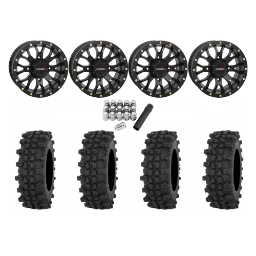 Frontline ACP 28x10-14 Tires on ST-3 Matte Black Wheels