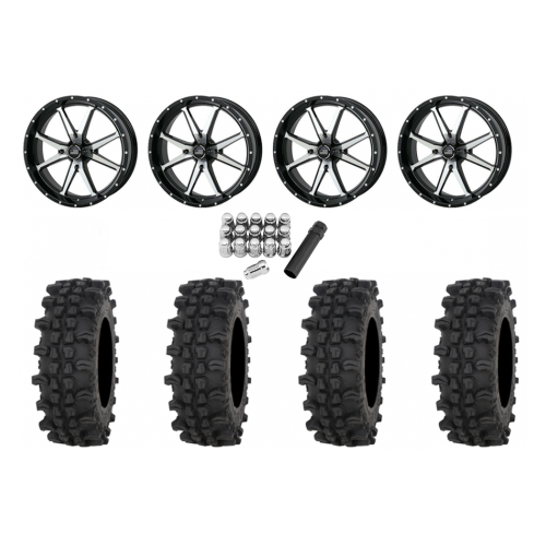 Frontline ACP 35x9.5-20 Tires on Frontline 556 Machined Wheels