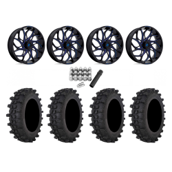 Frontline ACP 33x9.5-20 Tires on Fuel Runner Candy Blue Wheels
