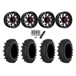 Frontline ACP 33x9.5-20 Tires on Fuel Runner Candy Red Wheels
