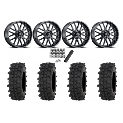 Frontline ACP 33x9.5-20 Tires on ITP Hurricane Gloss Black Wheels Frontline ACP 33x9.5-20 Tires on ITP Hurricane Gloss Black Wheels