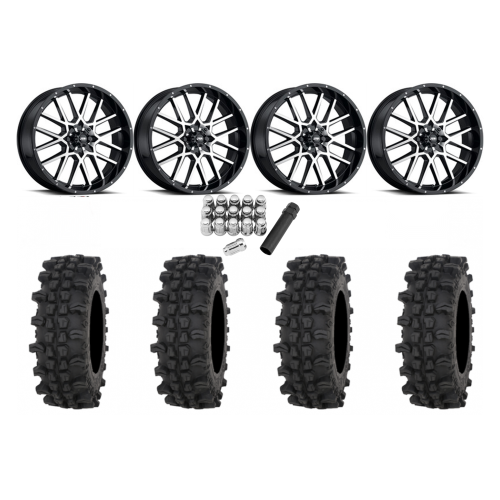 Frontline ACP 35x9.5-20 Tires on ITP Hurricane Machined Wheels Frontline ACP 35x9.5-20 Tires on ITP Hurricane Machined Wheels