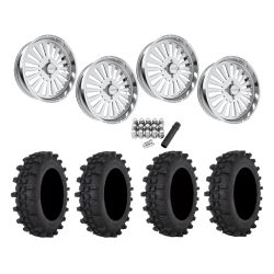 Frontline ACP 35x10-22 Tires on JTX Forged Cosmo Polished Wheels