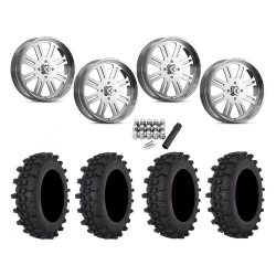 Frontline ACP 35x10-22 Tires on KG1 Forged KU034 H8ter Polished Wheels