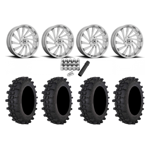 Frontline ACP 35x10-22 Tires on MSA M46 Blade Chrome Wheels Frontline ACP 35x10-22 Tires on MSA M46 Blade Chrome Wheels