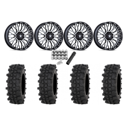Frontline ACP 35x9.5-20 Tires on MSA M50 Clubber Machined Wheels