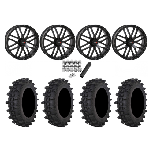 Frontline ACP 37x9.5-22 Tires on ST-3 Matte Black Wheels