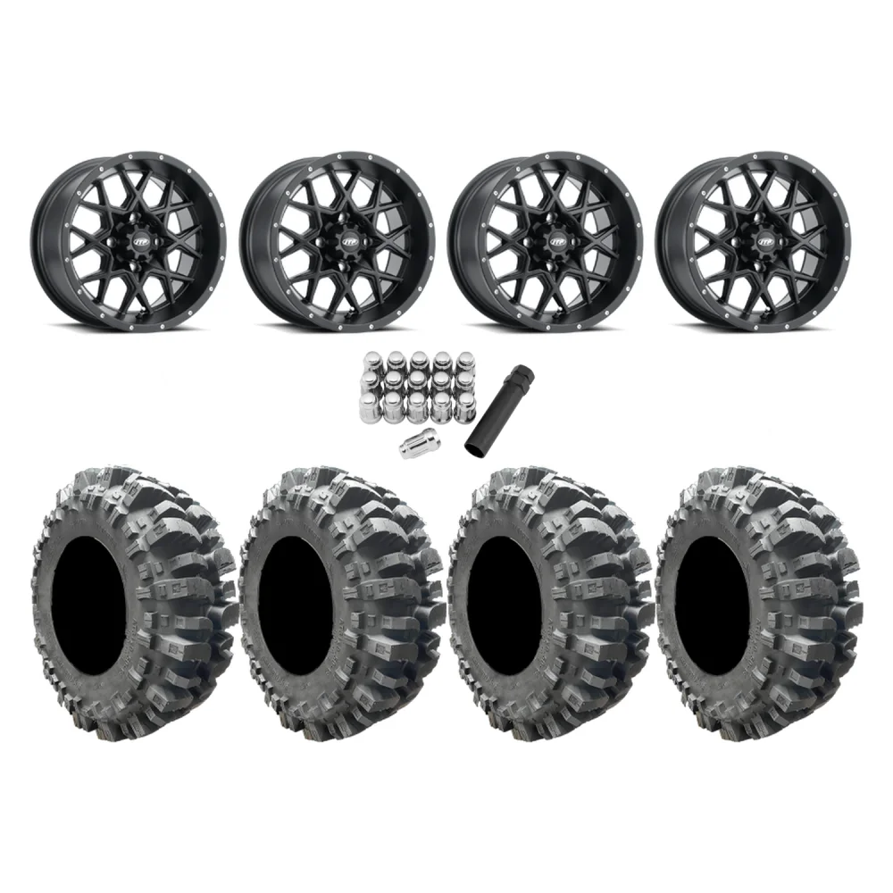 Interco Bogger 28x10-14 Tires on ITP Hurricane Wheels, complete kit