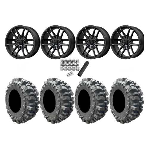 Interco Bogger 28x10-14 Tires on MSA M43 Fang Wheels Interco Bogger 28x10-14 Tires on MSA M43 Fang Wheels