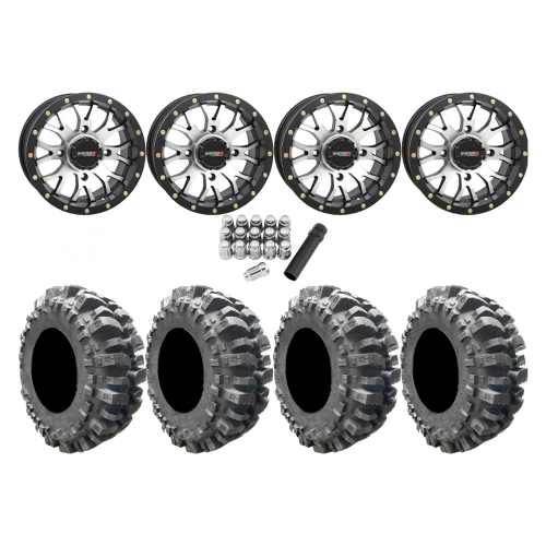 Interco Bogger 27x10-14 Tires on ST-3 Machined Wheels