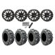 Interco Bogger 31x9.5-14 Tires on ST-3 Matte Black Wheels
