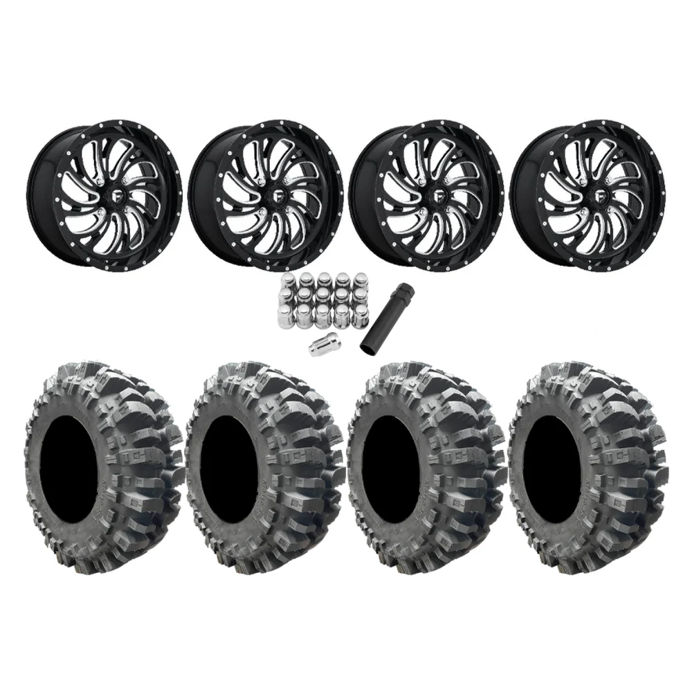 Interco Bogger 35x9.5-20 Tires on Fuel Kompressor Wheels, complete kit