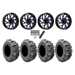 Interco Bogger 33x9.5-20 Tires on Fuel Runner Candy Blue Wheels