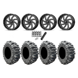 Interco Bogger 33x9.5-20 Tires on MSA M36 Switch Milled Wheels Interco Bogger 33x9.5-20 Tires on MSA M36 Switch Milled Wheels