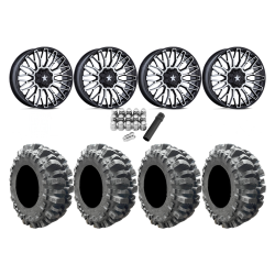 Interco Bogger 33x9.5-20 Tires on MSA M50 Clubber Machined Wheels