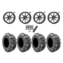 Interco Bogger 35x9.5-20 Tires on STI HD10 Smoke Wheels