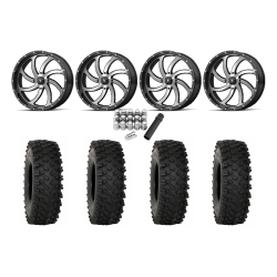 System 3 ATX470 35x10-18 Tires on MSA M36 Switch Machined Wheels System 3 ATX470 35x10-18 Tires on MSA M36 Switch Machined Wheels