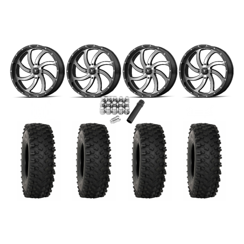 System 3 ATX470 35x10-18 Tires on MSA M36 Switch Machined Wheels