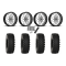 System 3 ATX470 35x10-18 Tires on MSA M45 Portal Machined Wheels
