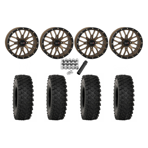System 3 ATX470 35x10-18 Tires on ST-3 Bronze Wheels