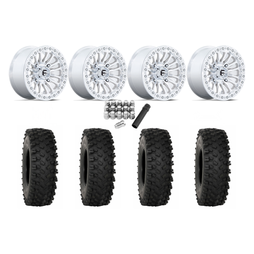 System 3 ATX470 35x10-15 Tires on Fuel Rincon Machined Beadlock Wheels