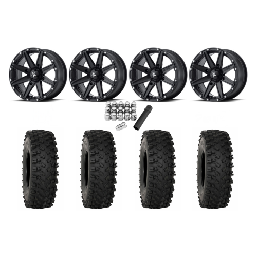 System 3 ATX470 30x10-14 Tires on MSA M33 Clutch Wheels