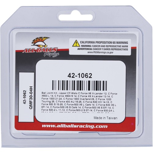 All Balls CFMoto CForce Upper Ball Joint 42-1062 All Balls CFMoto CForce Upper Ball Joint 42-1062