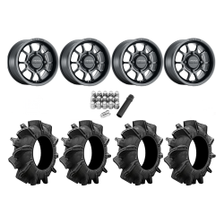 Assassinator Mud Tires 28x10-14 on Method 409 Matte Black Wheels