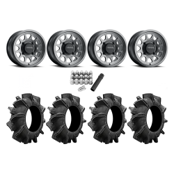 Assassinator Mud Tires 28x10-14 on Method 414 Gloss Graphite Wheels