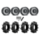 Assassinator Mud Tires 28x10-14 on Method 414 Matte Black Wheels
