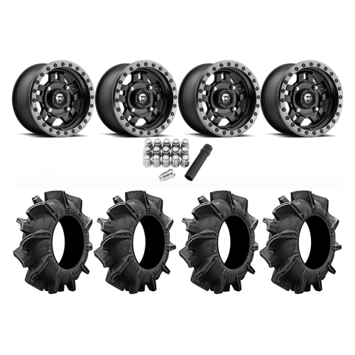 Assassinator Mud Tires 28x10-14 on Fuel Anza D557 Wheels